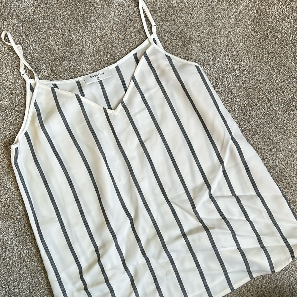 BABATON Striped Tank Top